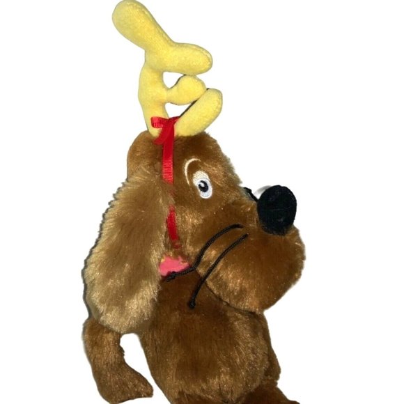 Dr Seuss Max Dog The Grinch Who Stole Christmas Plush Stuffed Animal Holiday Toy - Picture 2 of 7
